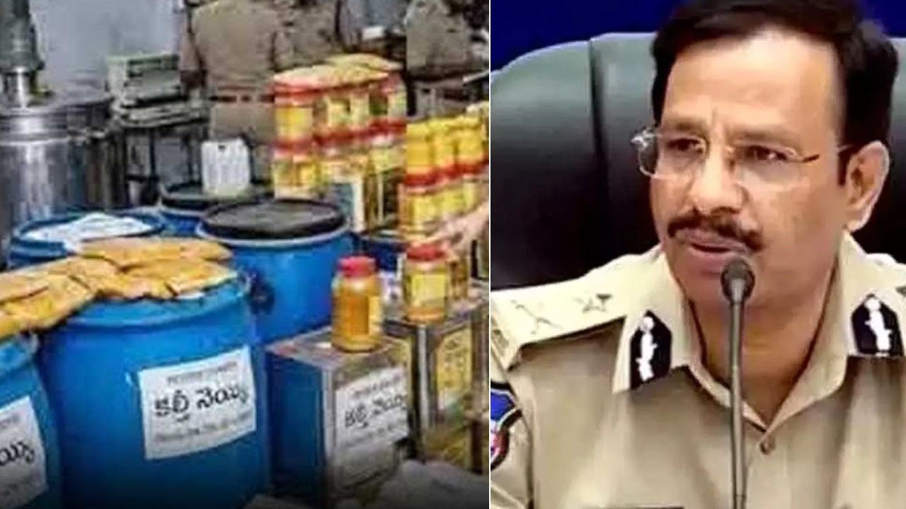 Hyderabad Adulterated Ghee : హైదరాబాద్‌లో భారీగా కల్తీ నెయ్యి స్వాధీనం.. వివరాలు వెల్లడించిన సీపీ సజ్జనార్