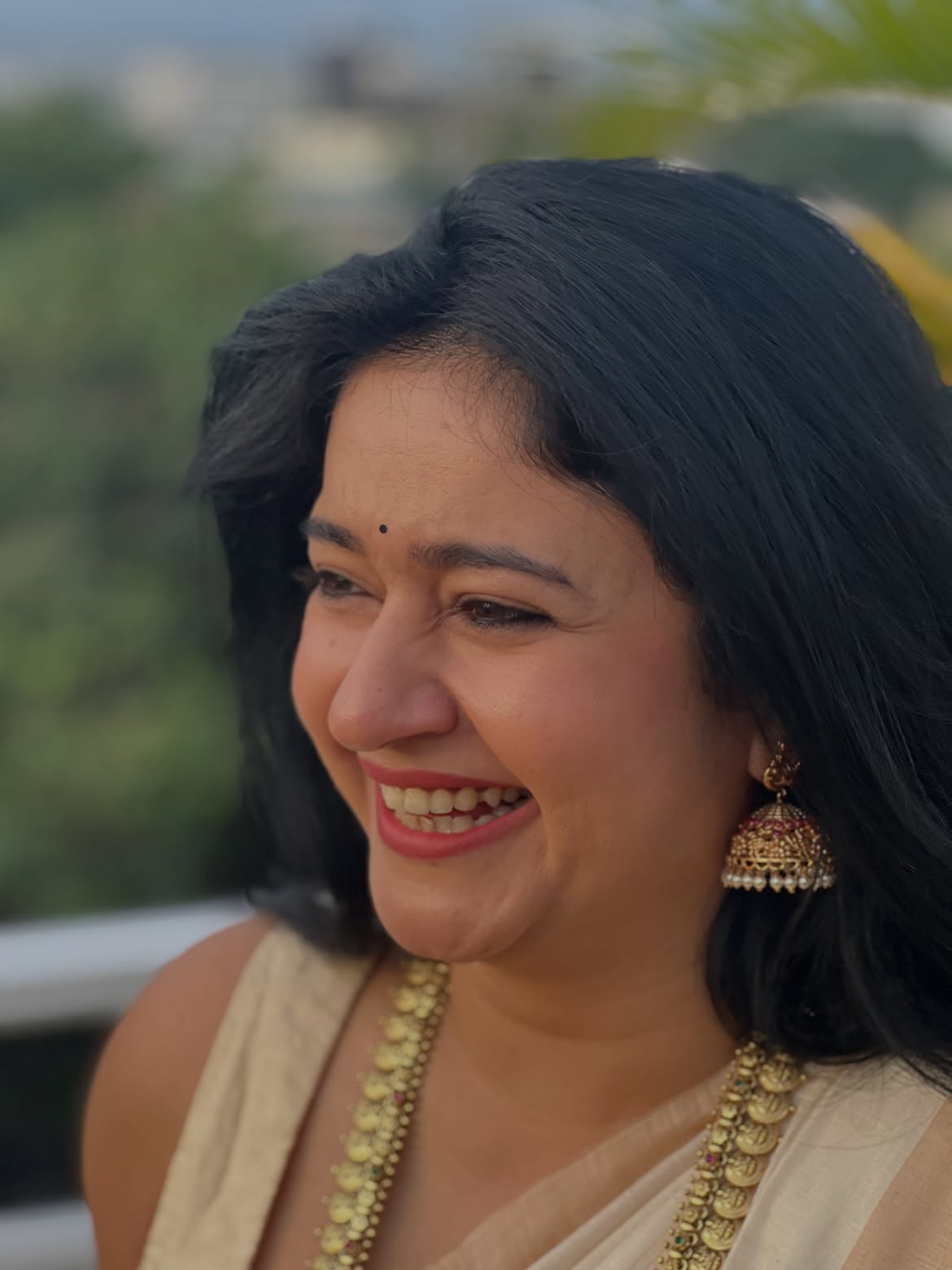 Poonam Bajwa Cute Photos on Onam Festival