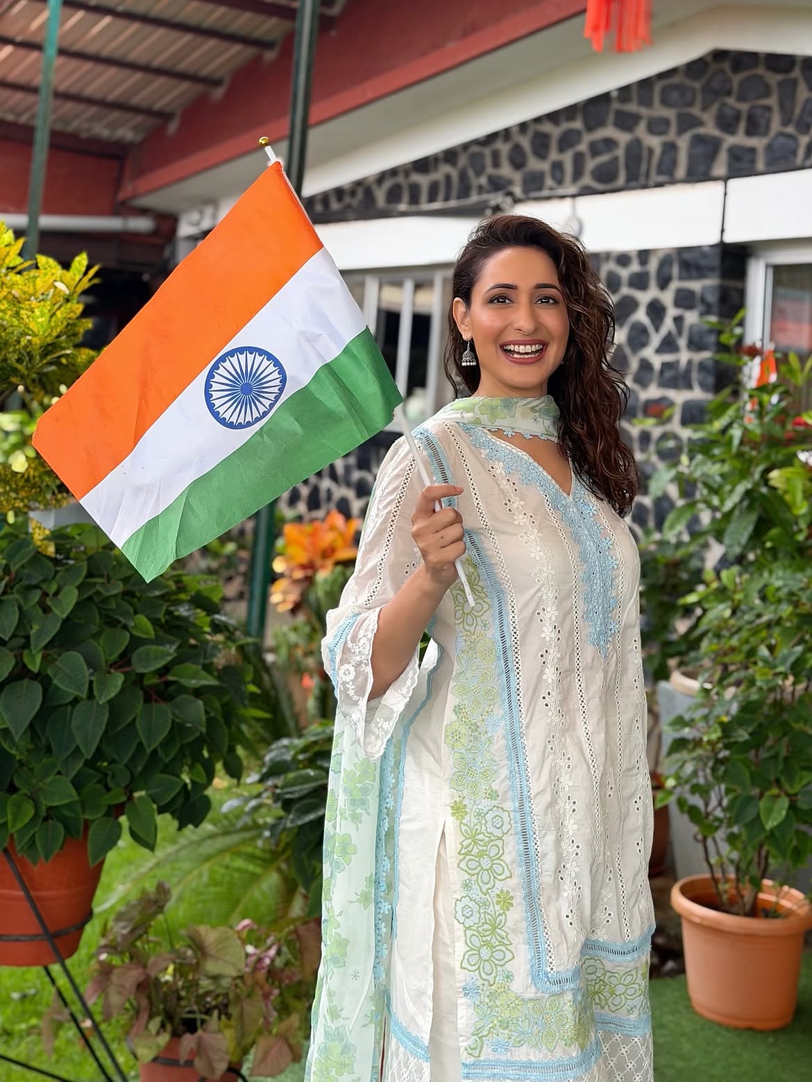 Pragya Jaiswal Independence Day Celebrations with Family