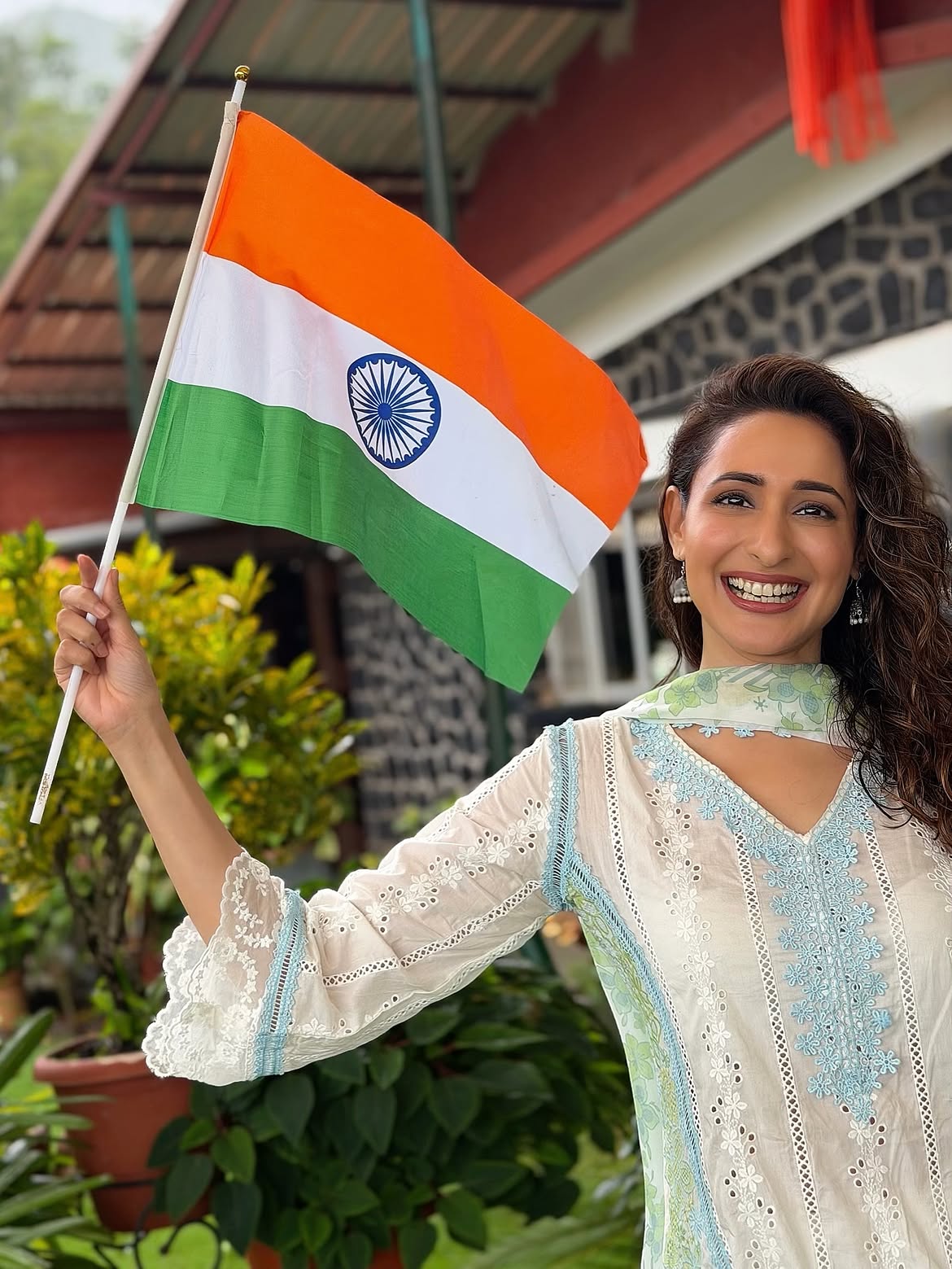 Pragya Jaiswal Independence Day Celebrations with Family