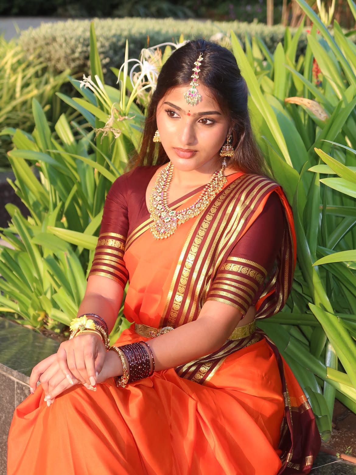 Pranavi Manukonda Varalakshmi Vratham Special Photos