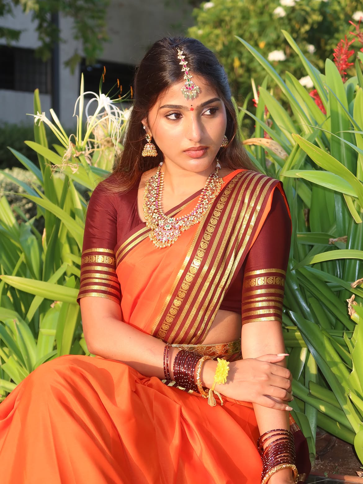 Pranavi Manukonda Varalakshmi Vratham Special Photos