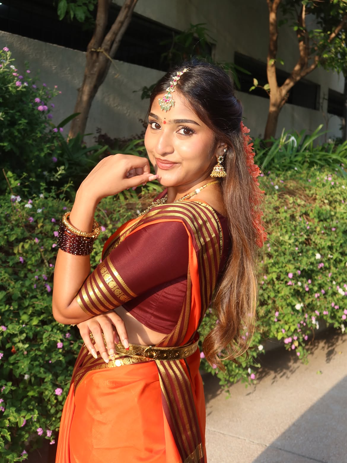 Pranavi Manukonda Varalakshmi Vratham Special Photos