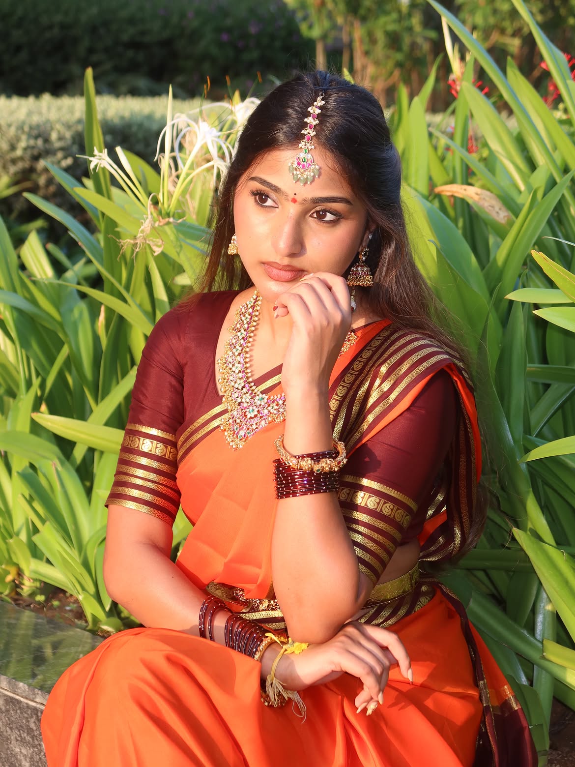 Pranavi Manukonda Varalakshmi Vratham Special Photos