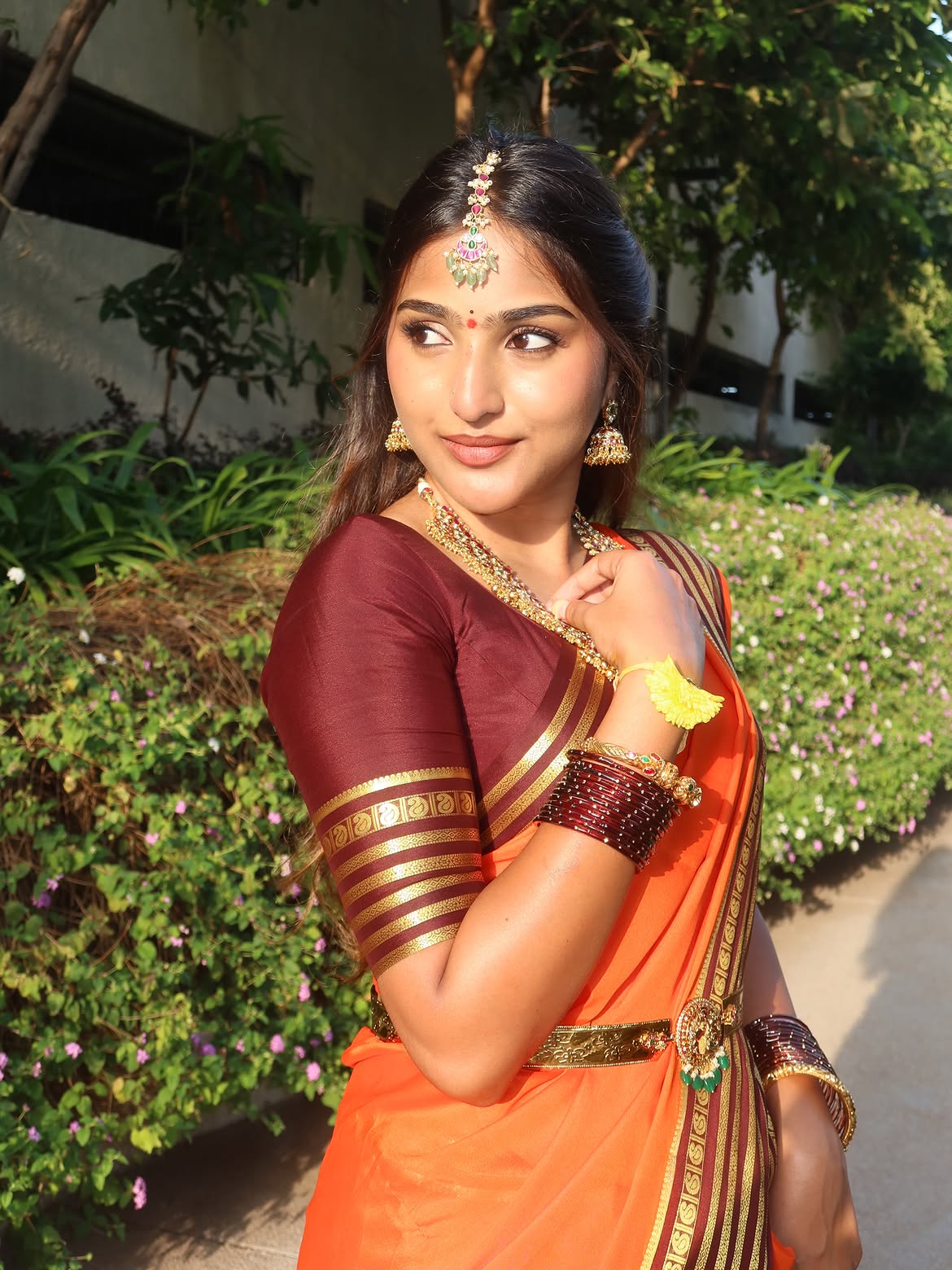 Pranavi Manukonda Varalakshmi Vratham Special Photos