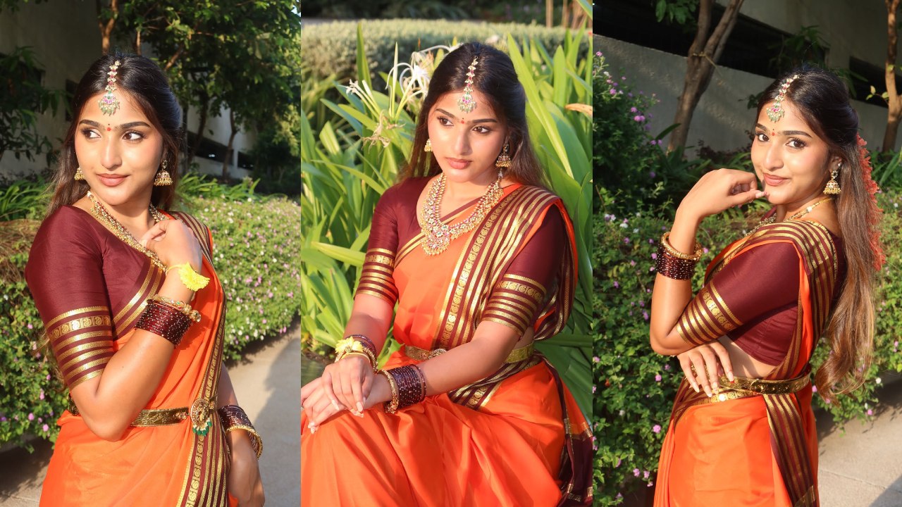 Pranavi Manukonda : వరలక్ష్మి వ్రతం స్పెషల్.. పట్టు చీరలో ప్రణవి మానుకొండ.. ఫొటోలు..