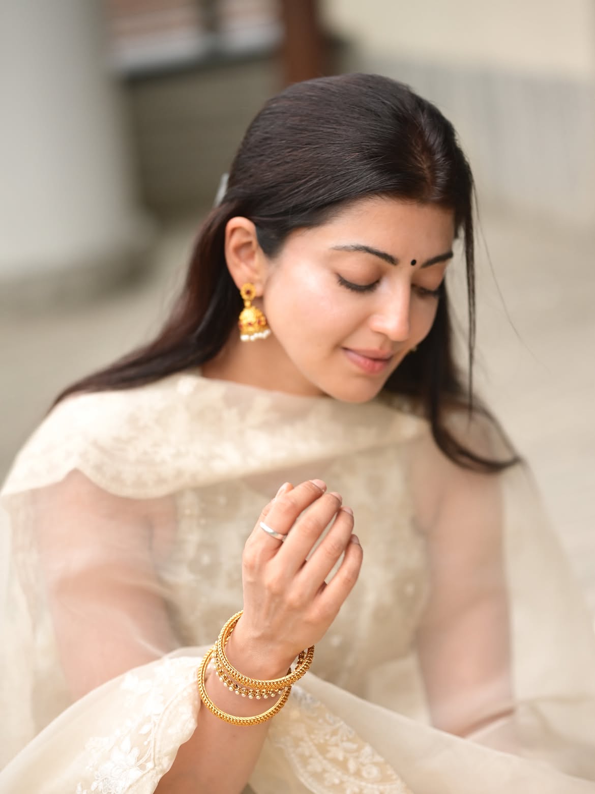 Pranitha Subhash Onam Special Photos