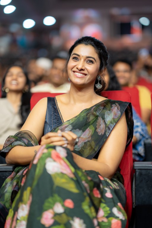 Priya Bhavani Shankar Simple Looks in Saree From Irumudi Pre Release Event