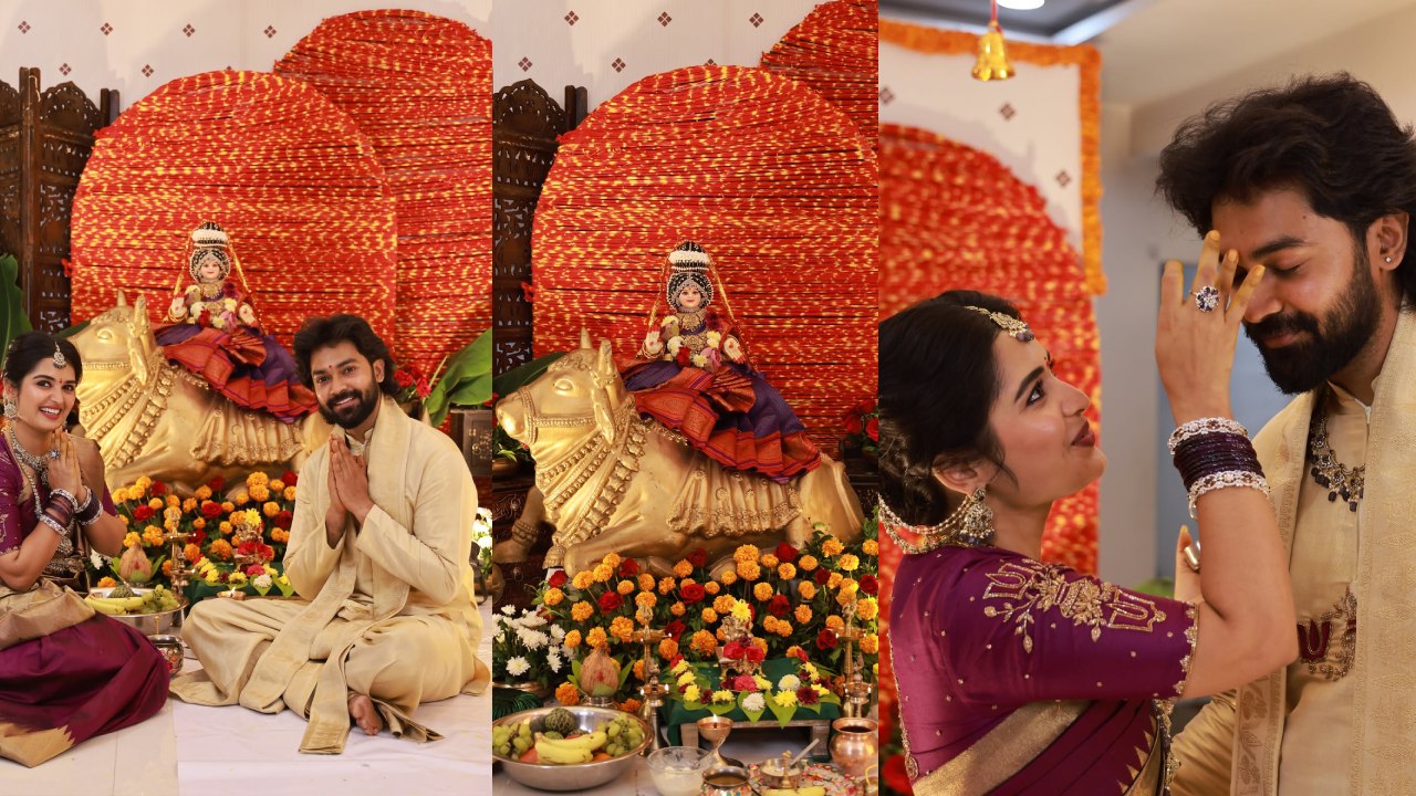 Priyanka Jain : పెళ్లి కాకుండానే వరలక్ష్మి వ్రతం.. కాబోయే భర్తతో కలిసి బిగ్ బాస్ భామ ప్రియాంక జైన్ ఫొటోలు..