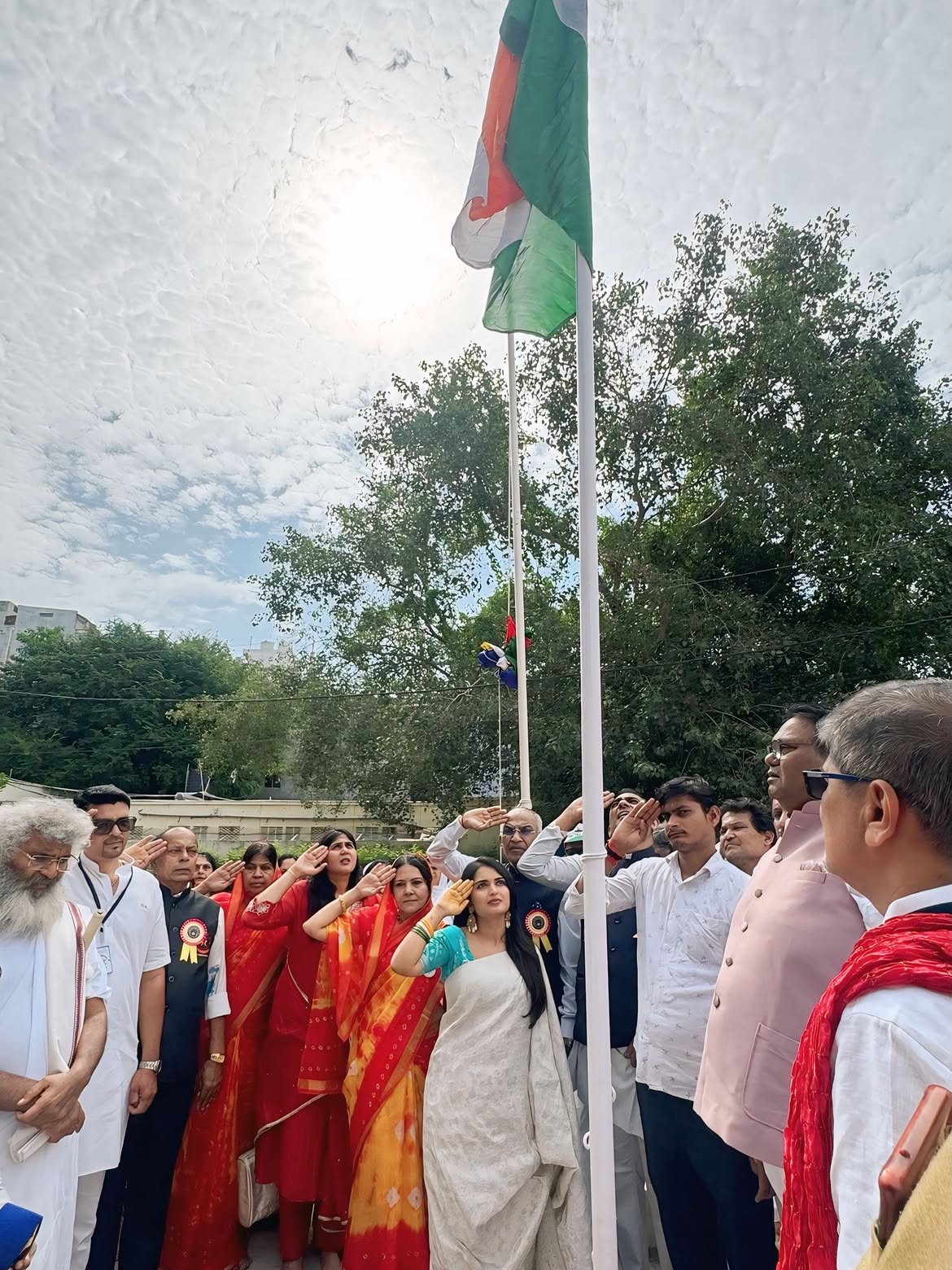 Priyanka Jain Participated in Independence Day Celebrations