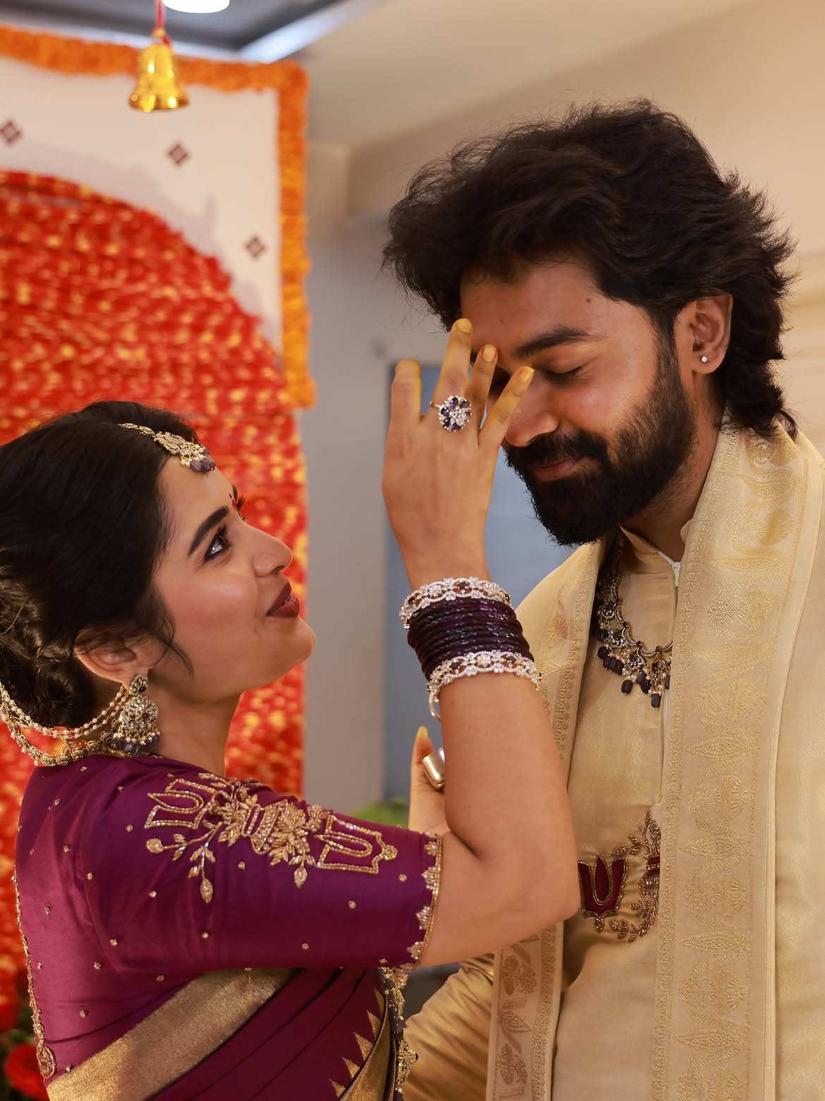 Priyanka Jain Varalakshmi Vratham Pooja with Shivakumar
