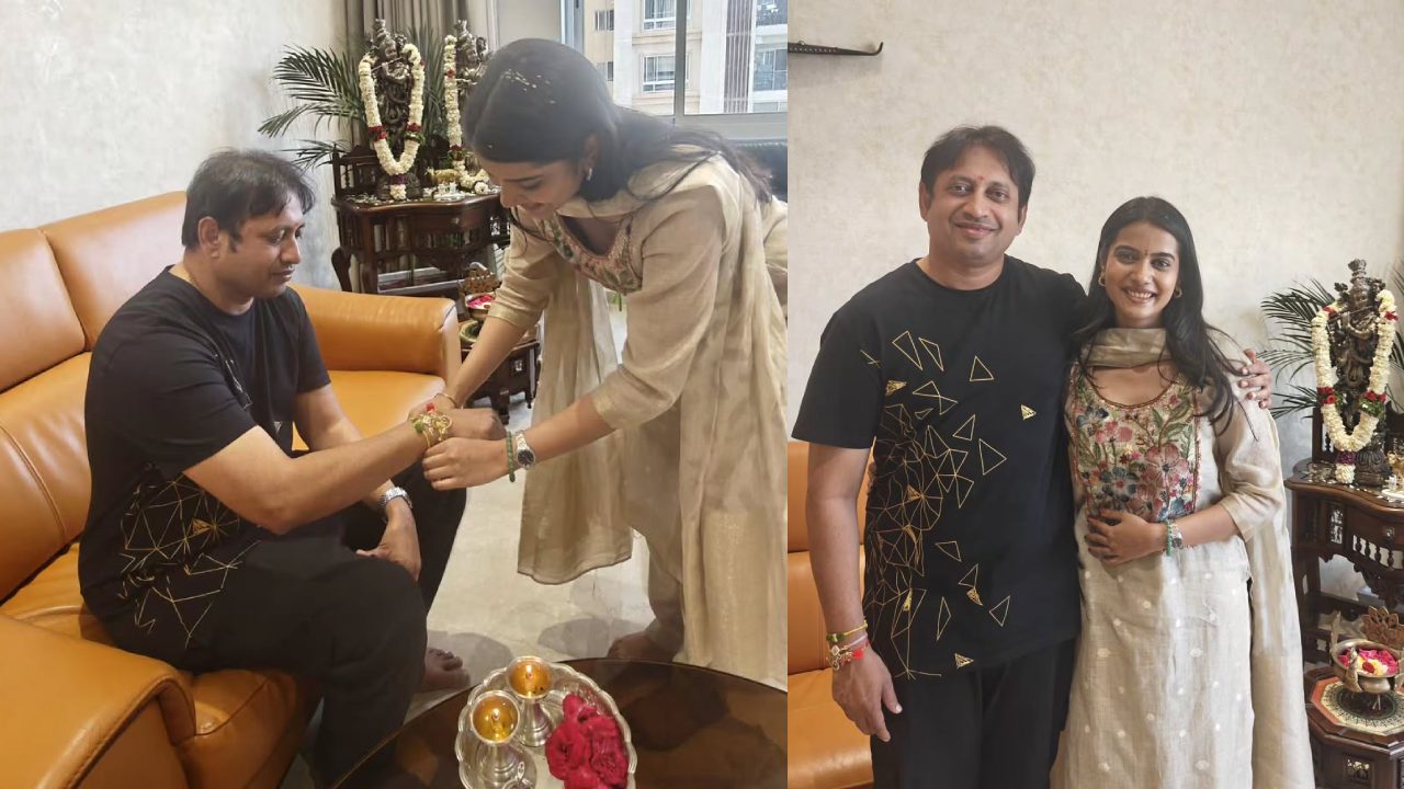 Producer SKN : హీరోయిన్‌తో రాఖీ కట్టించుకున్న నిర్మాత SKN.. ఫొటోలు వైరల్..