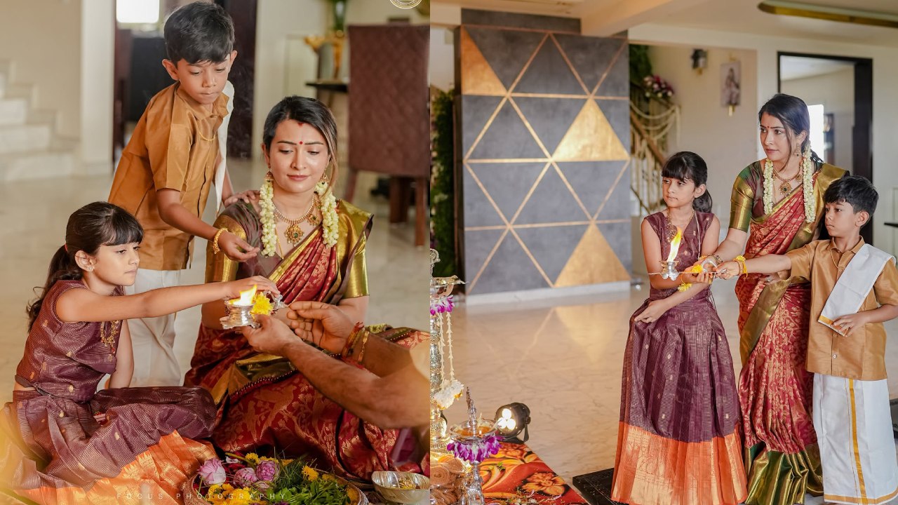 Radhika Pandit : హీరో యశ్ భార్య రాధికా పండిట్ వరలక్ష్మి వ్రతం పూజ.. ఫొటోలు..