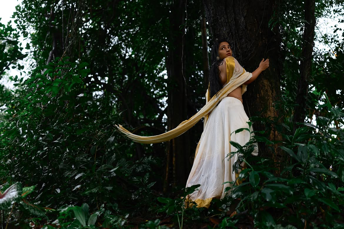 Rajisha Vijayan Onam Special Kerala Style Saree Photos