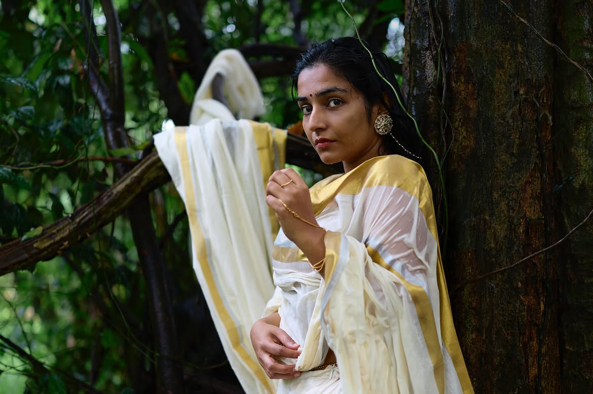 Rajisha Vijayan Onam Special Kerala Style Saree Photos