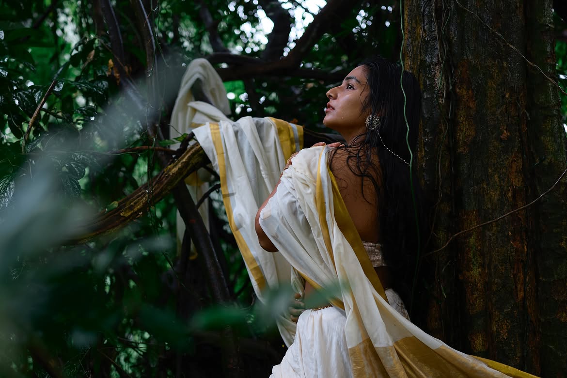 Rajisha Vijayan Onam Special Kerala Style Saree Photos