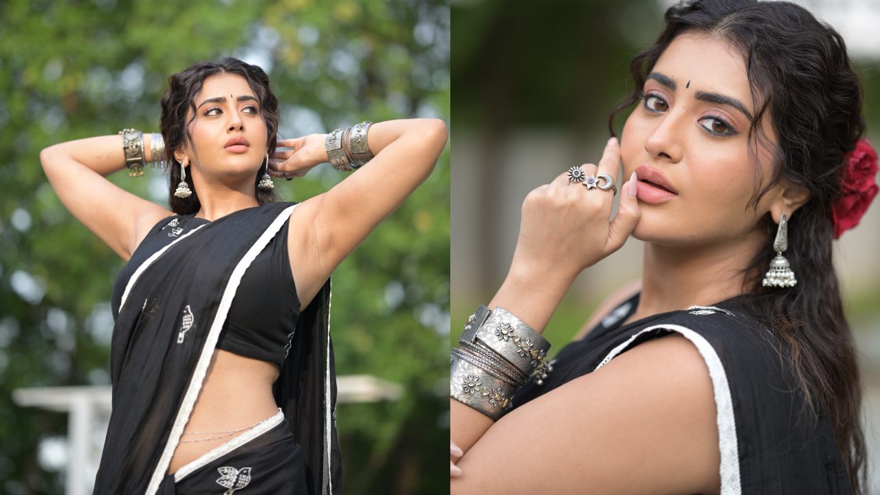 Rashi Singh :  నేను ఊర్వశి కాదు రంభని అంటూ.. నలుపు చీరలో రాశిసింగ్..