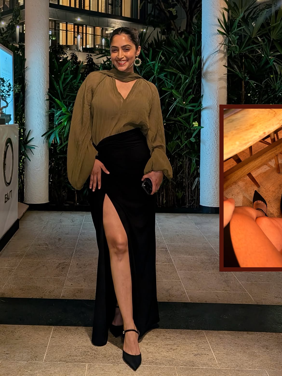 Reba Monica John Dinner with Husband after Became Mother