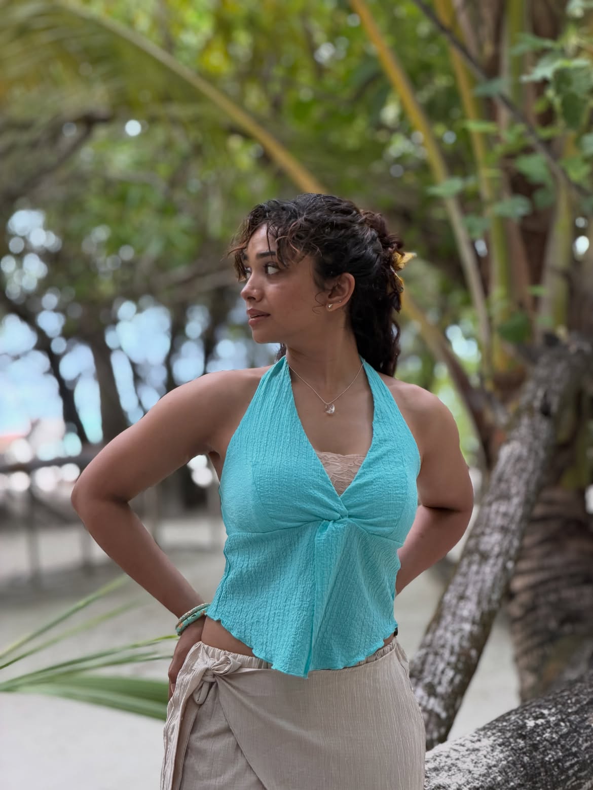 Saanve Megghana Enjoying Vacation in Maldives
