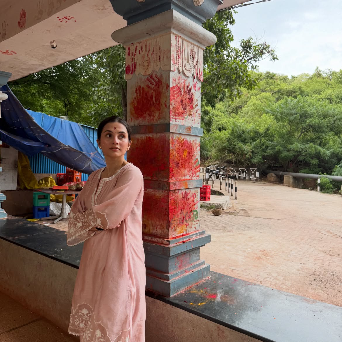 Ramya Pasupuleti Visits Tirumala Temple