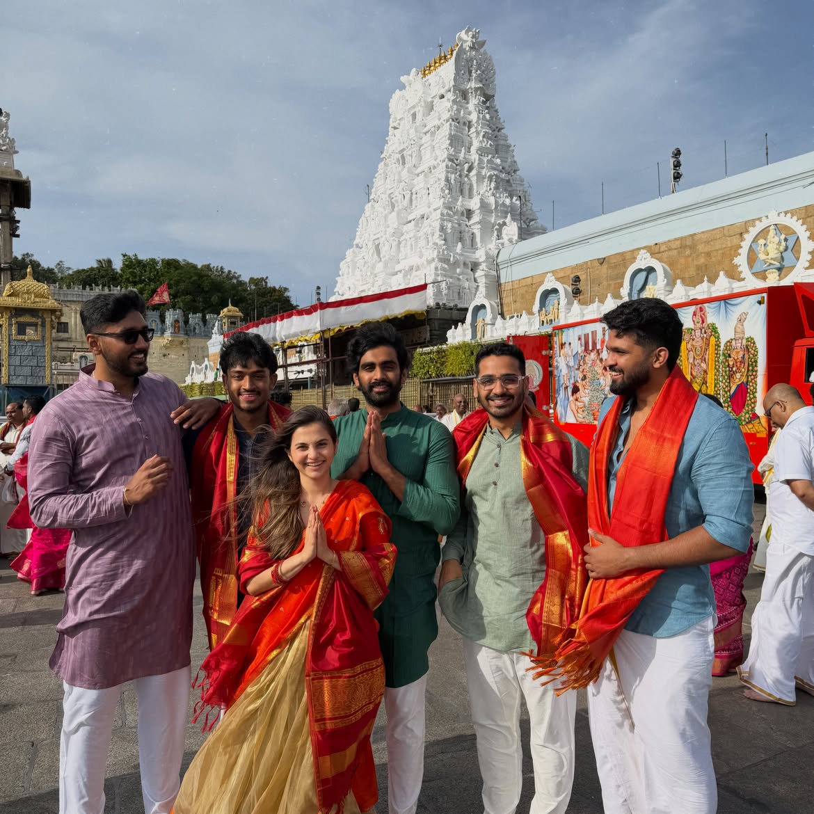 Ramya Pasupuleti Visits Tirumala Temple