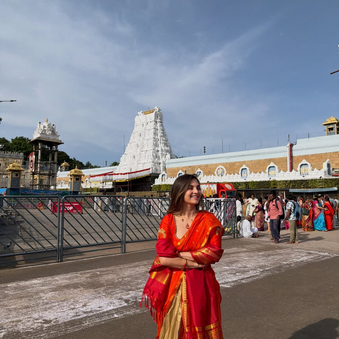 Ramya Pasupuleti Visits Tirumala Temple
