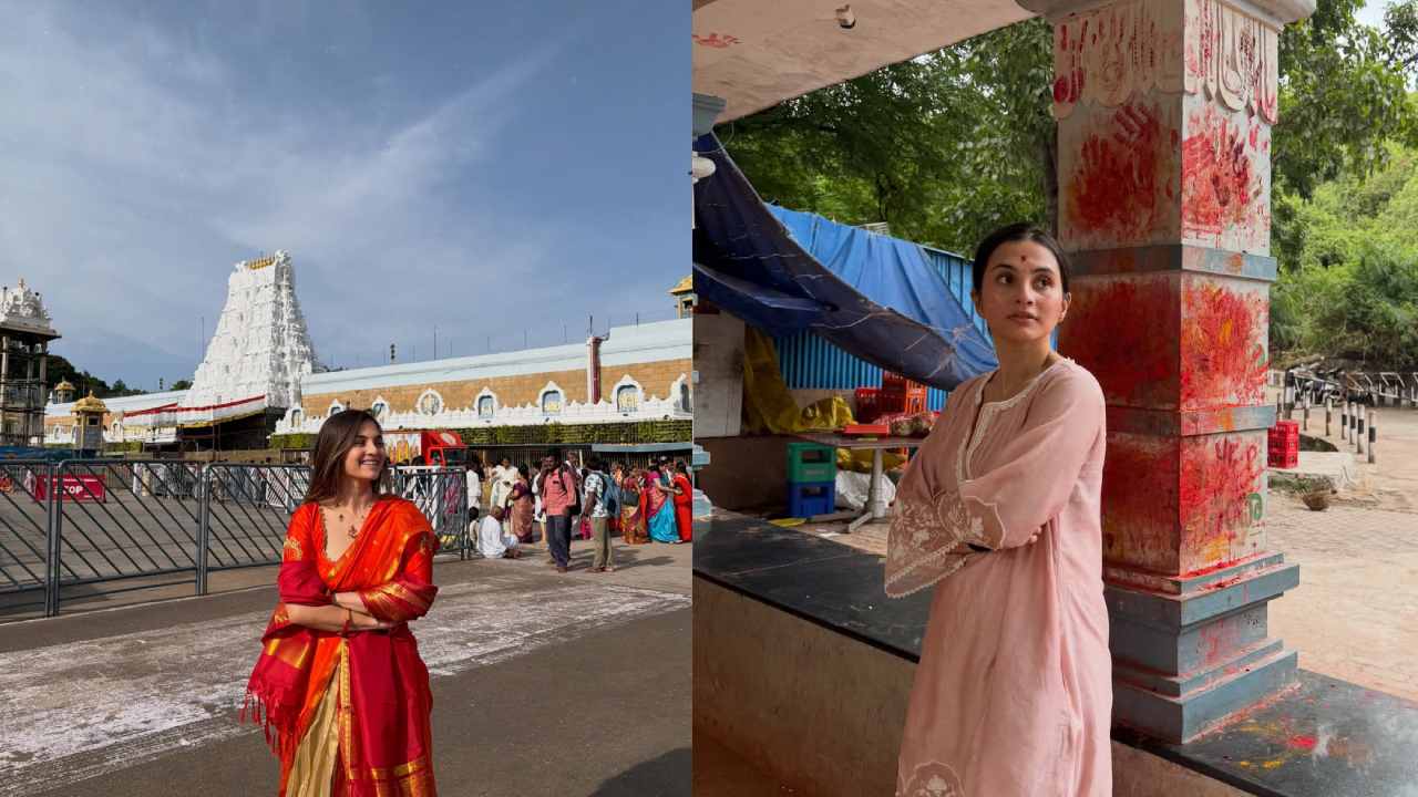 Ramya Pasupuleti Visits Tirumala Temple
