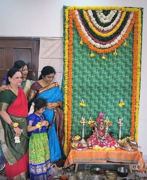 Singer Sameera Bharadwaj Varalakshmi Vratham Celebrations