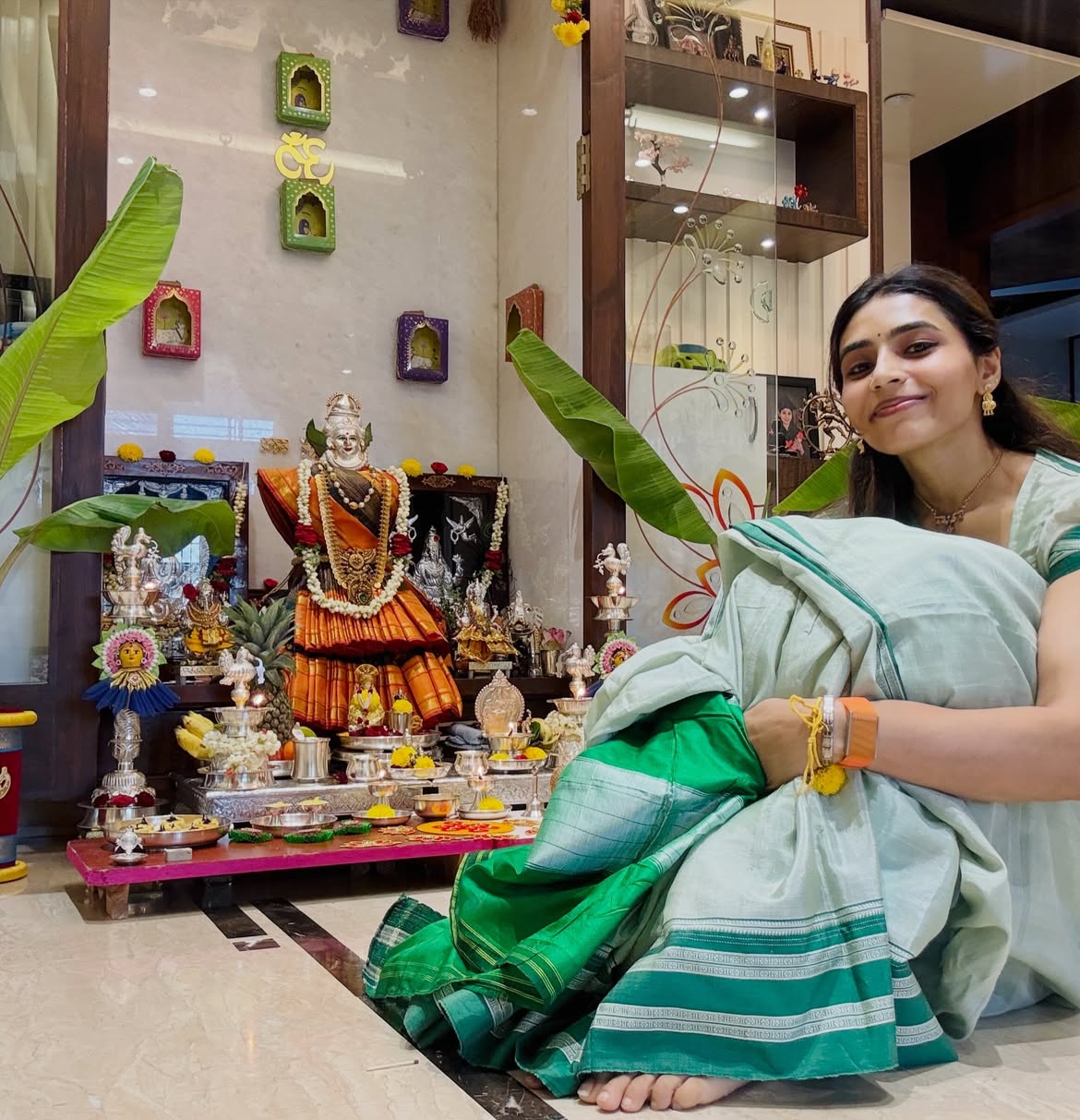 Sapthami Gowda Varalakshmi Vratham Photos