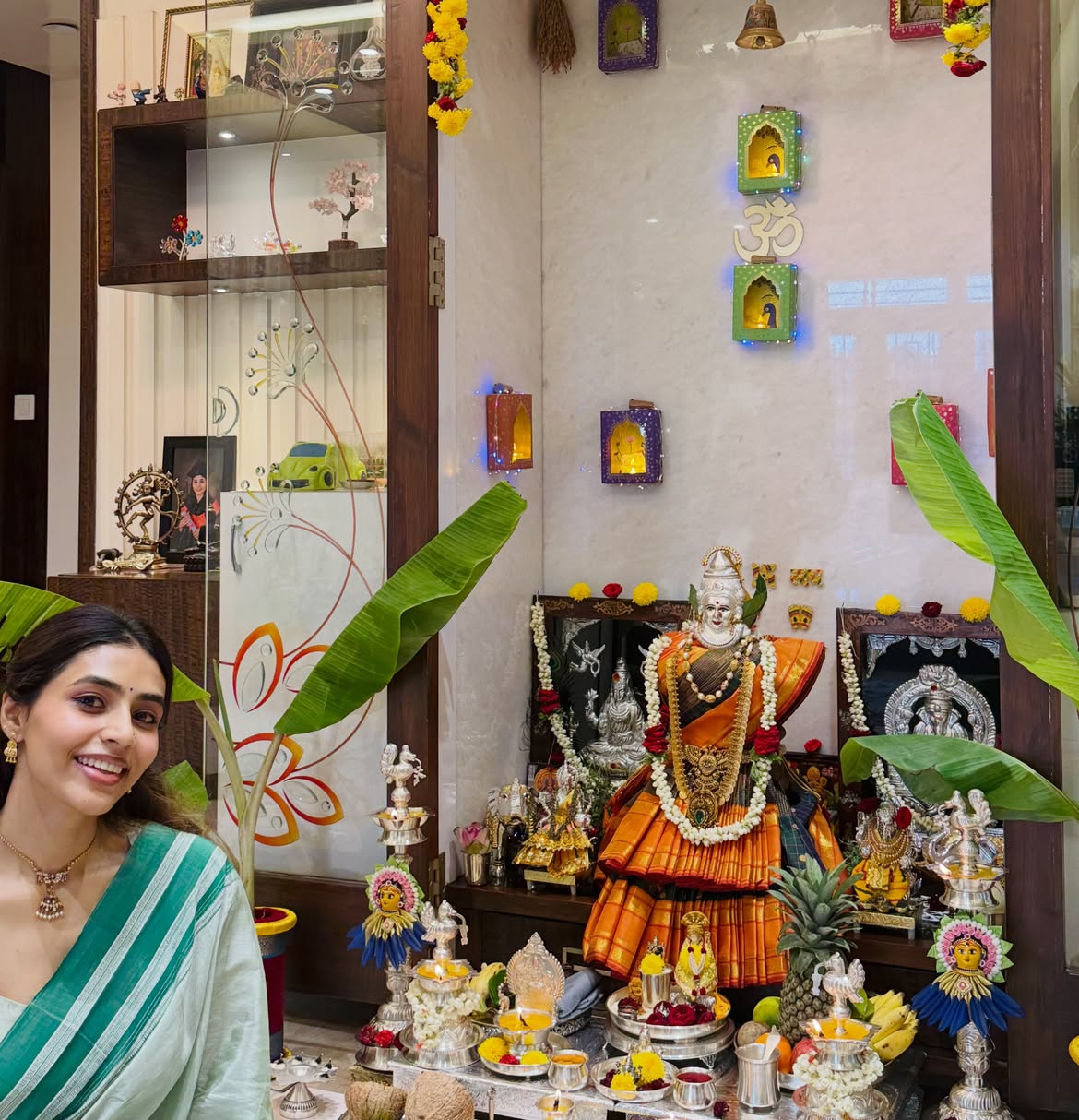 Sapthami Gowda Varalakshmi Vratham Photos