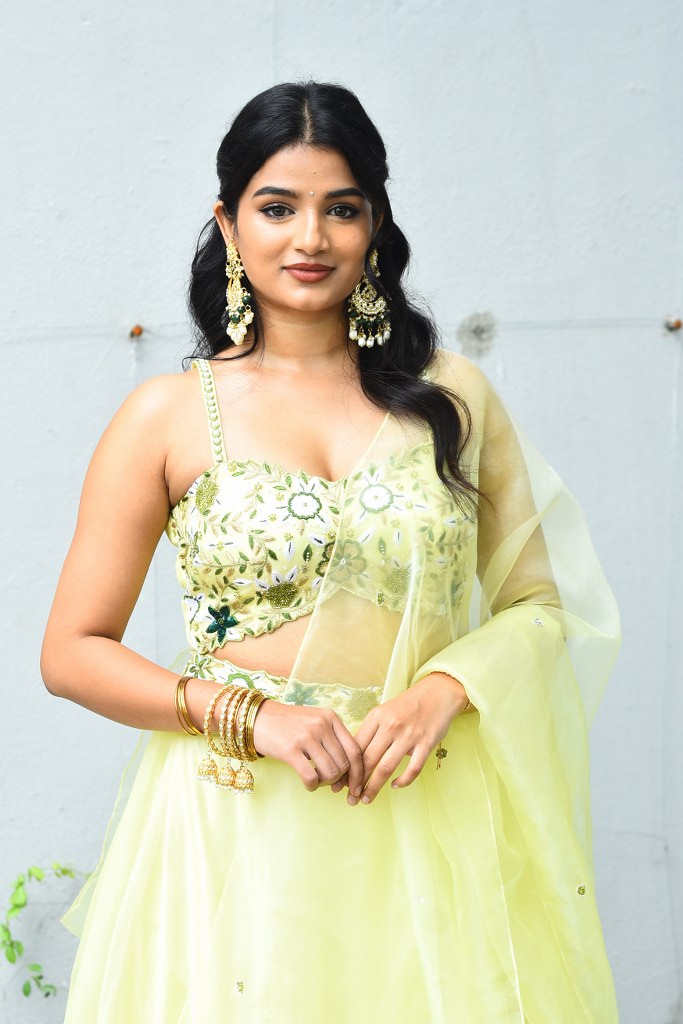 Satwika Cute Looks in Veta Movie Opening