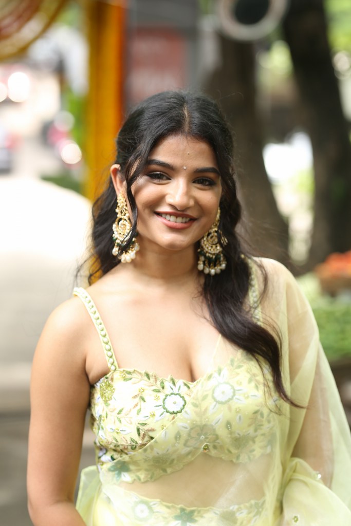 Satwika Cute Looks in Veta Movie Opening