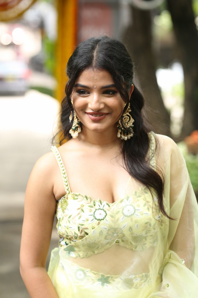 Satwika Cute Looks in Veta Movie Opening