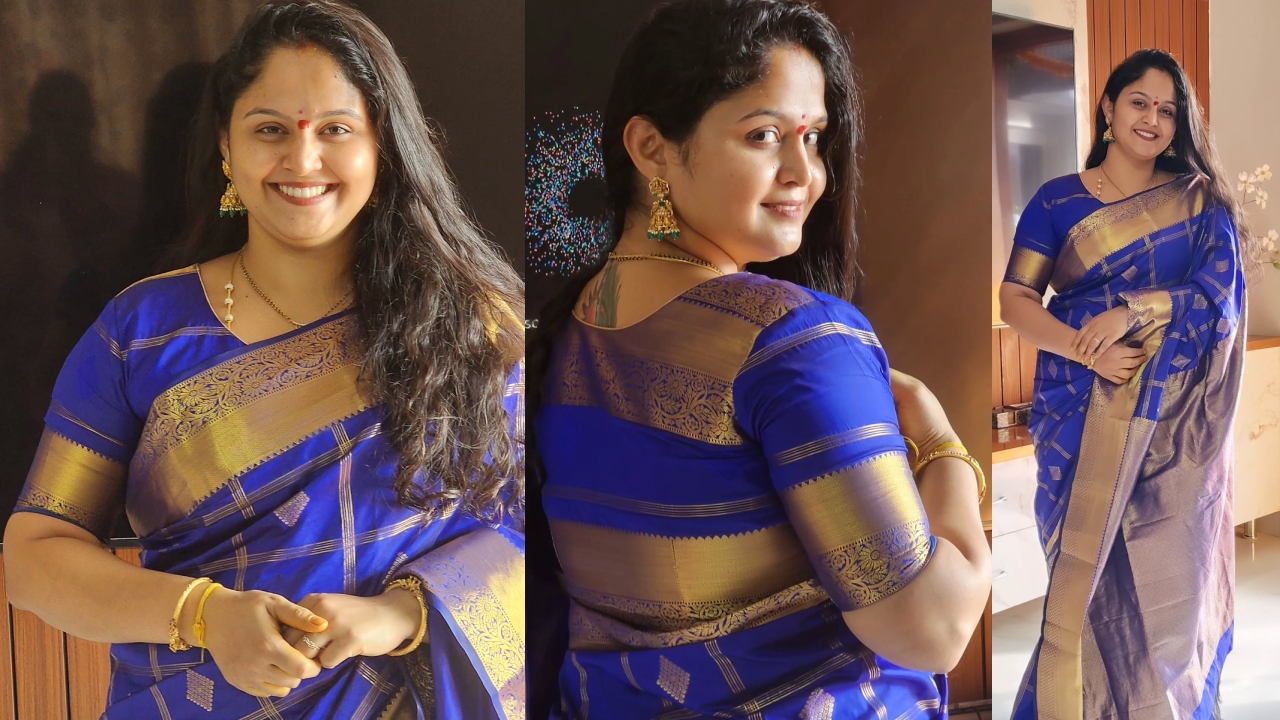 Sindhura : బ్లూ శారీలో సీరియ‌ల్ న‌టి సింధూర‌.. ఫోటోలు వైర‌ల్..