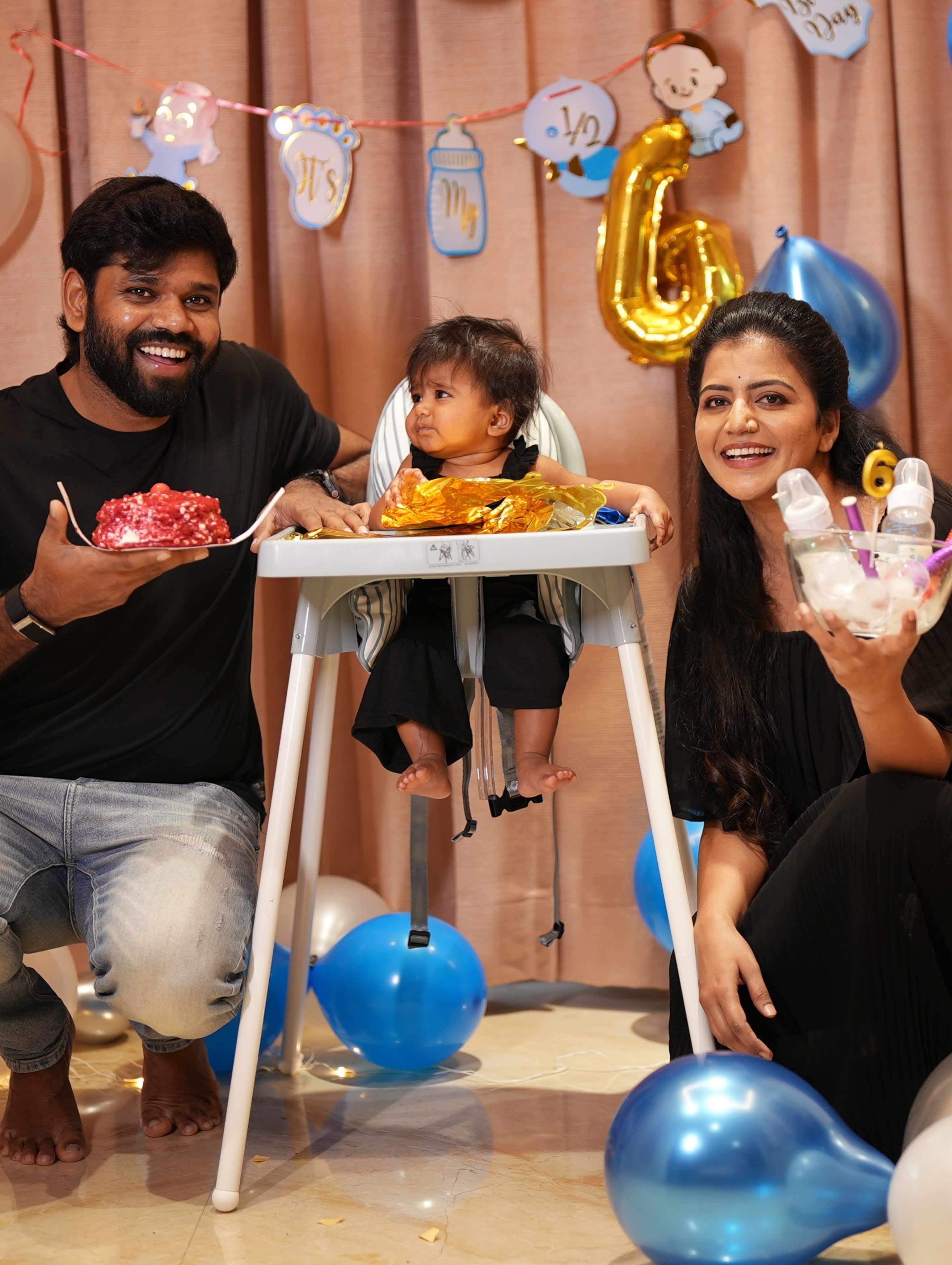 Shiva Jyothi Shares her Daughter Vennela Sixth Month Celebrations