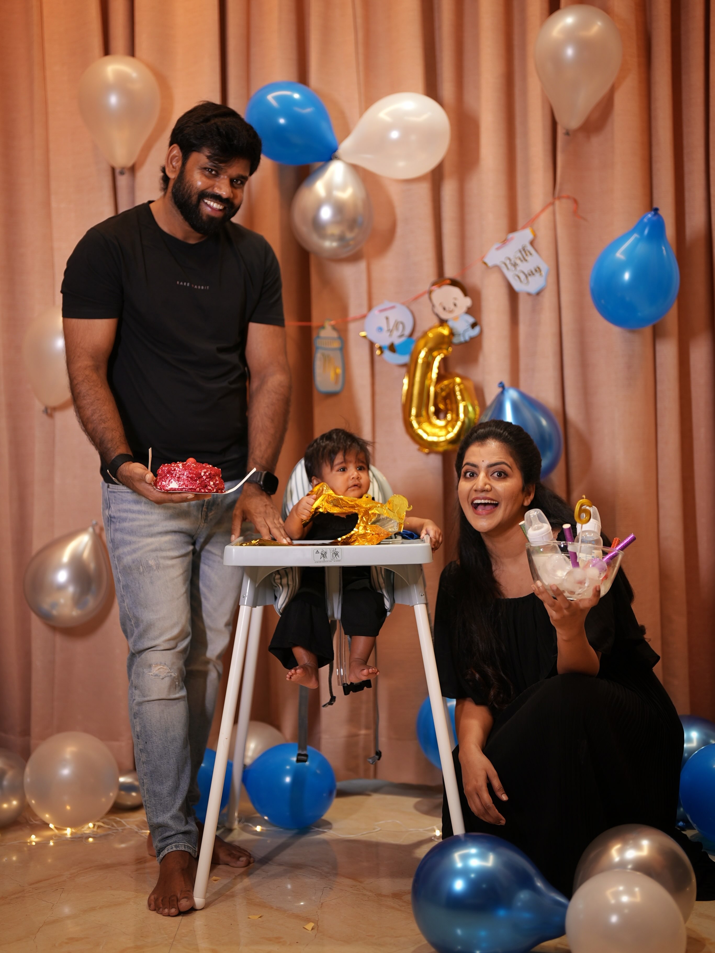 Shiva Jyothi Shares her Daughter Vennela Sixth Month Celebrations