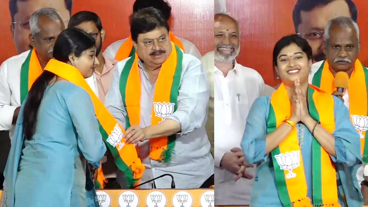 Shrasti Verma : బీజేపీ తీర్థం పుచ్చుకున్న కొరియోగ్రాఫర్‌ శ్రష్టి వర్మ..