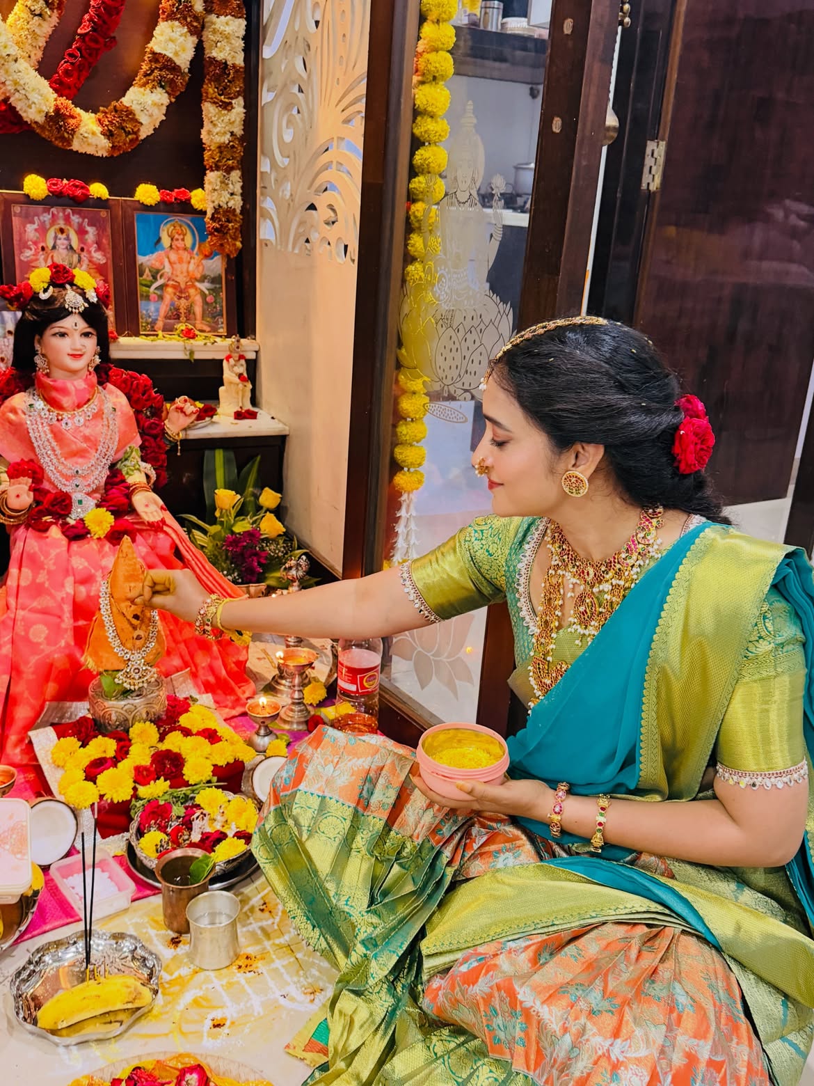 Bigg Boss Bhanusri Varalakshmi Vratham