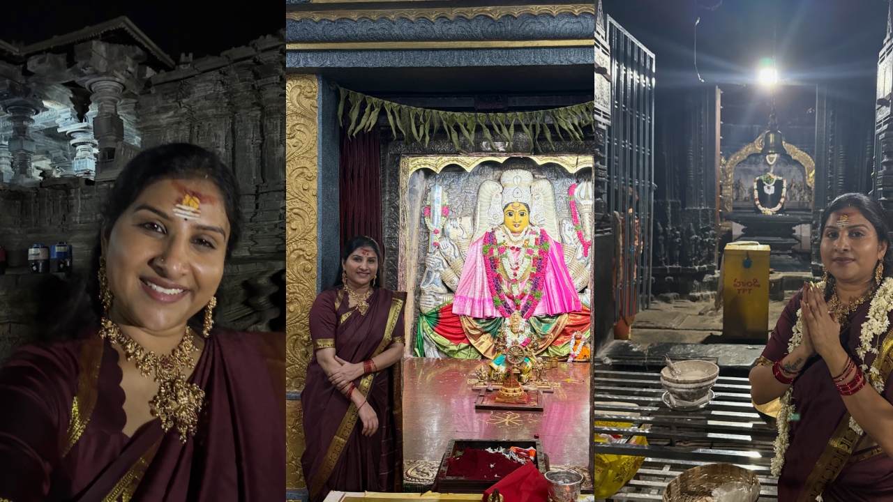 Mangli : వ‌రంగ‌ల్‌లో సింగ‌ర్ మంగ్లీ ఆధ్యాత్మిక ప‌ర్య‌ట‌న‌.. ఫోటోలు