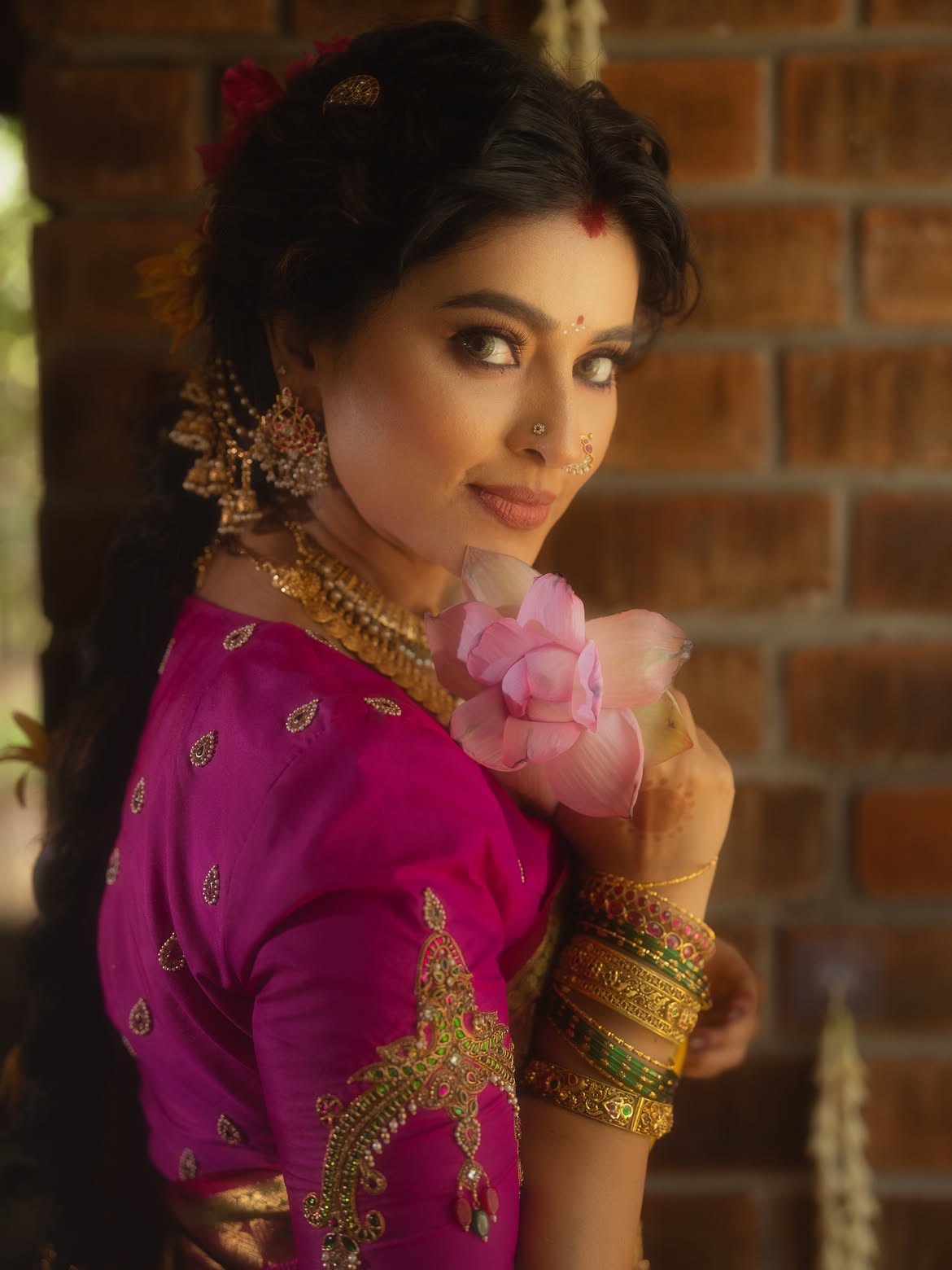 Sneha Traditional Looks for Varalakshmi Vratham