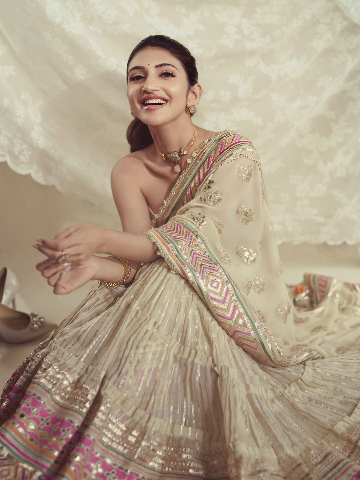 Sreeleela Cute Looks in Saree