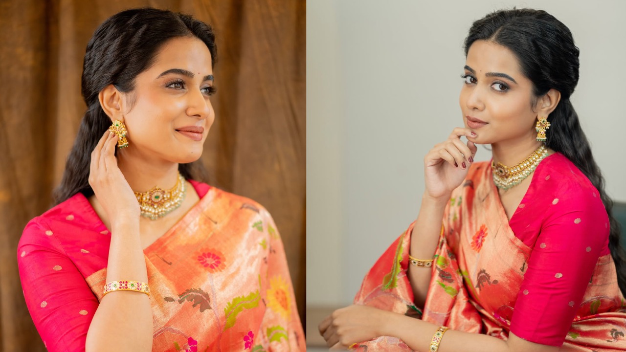 Sri Gouri Priya : ‘చెన్నై లవ్ స్టోరీ’ భామ.. సక్సెస్ తర్వాత చీరకట్టులో క్యూట్ గా..