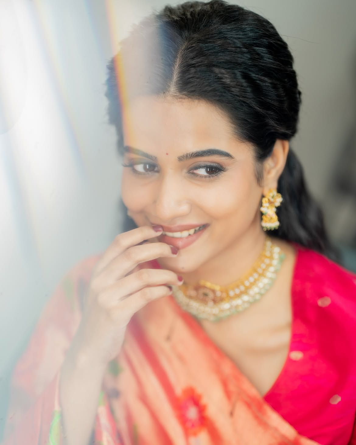 Chennai Love Story Actress Sri Gouri Priya in Saree Look