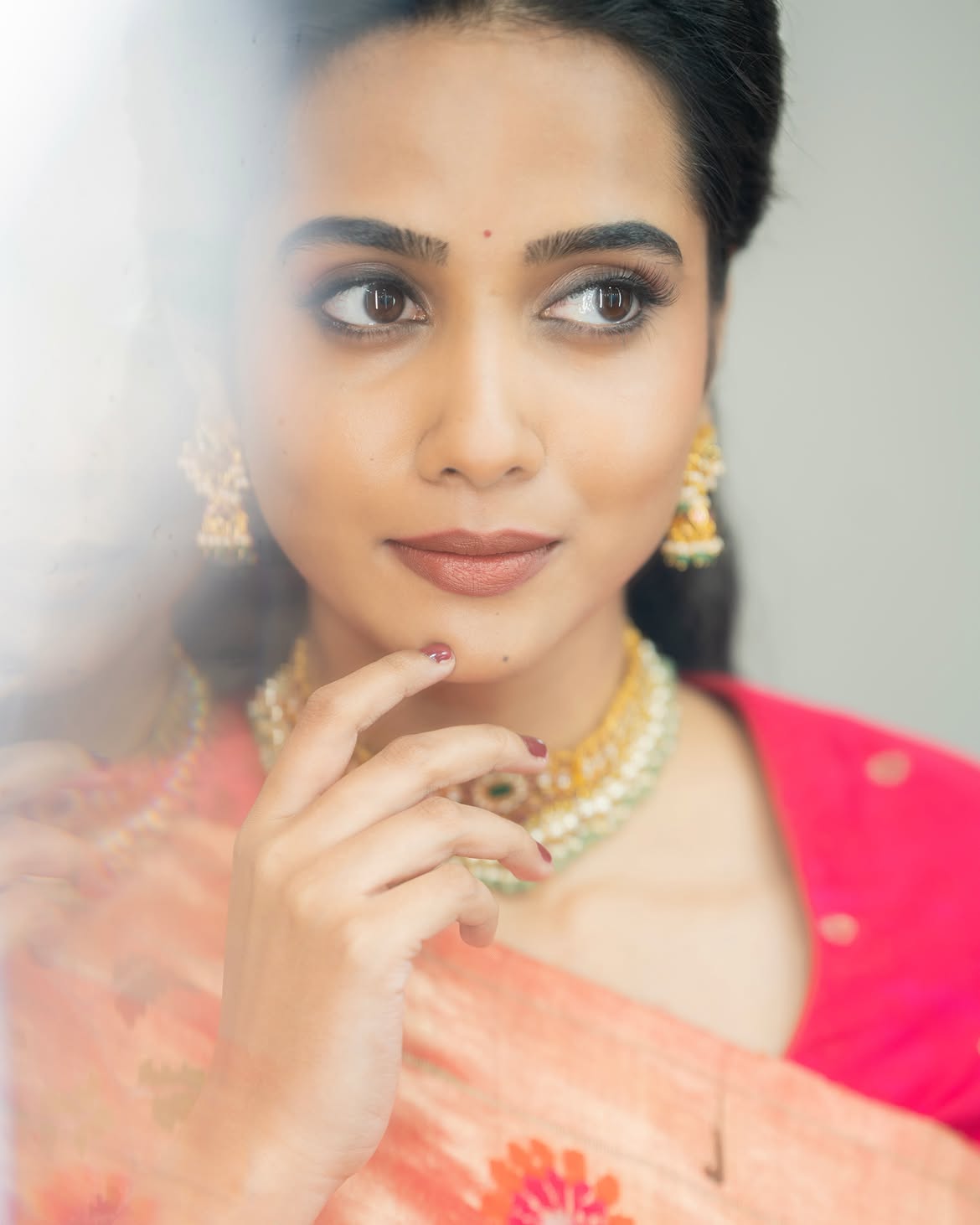 Chennai Love Story Actress Sri Gouri Priya in Saree Look