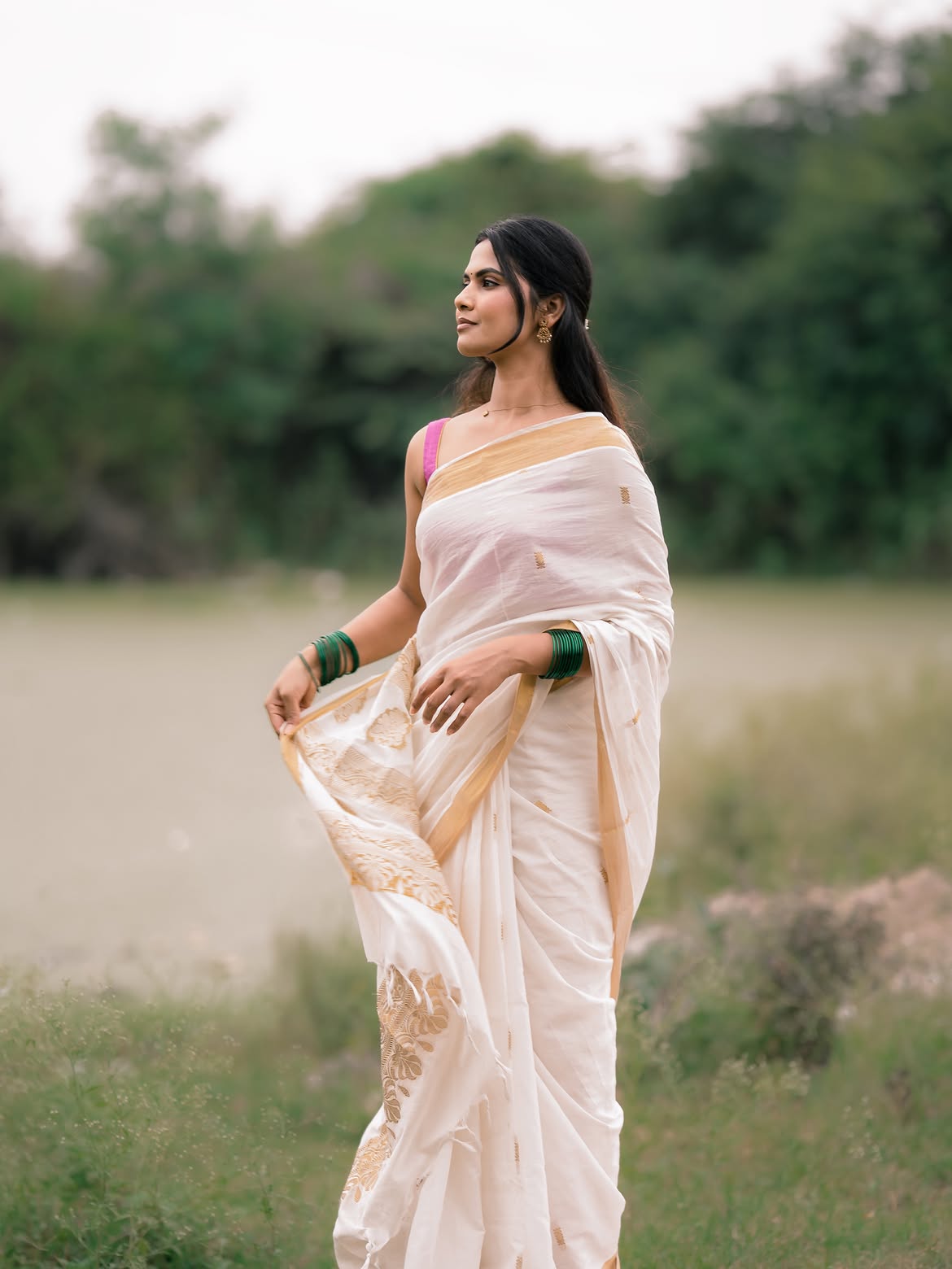 Thimmarajupalli TV Fame Swathi Karimireddy Onam Special Photos