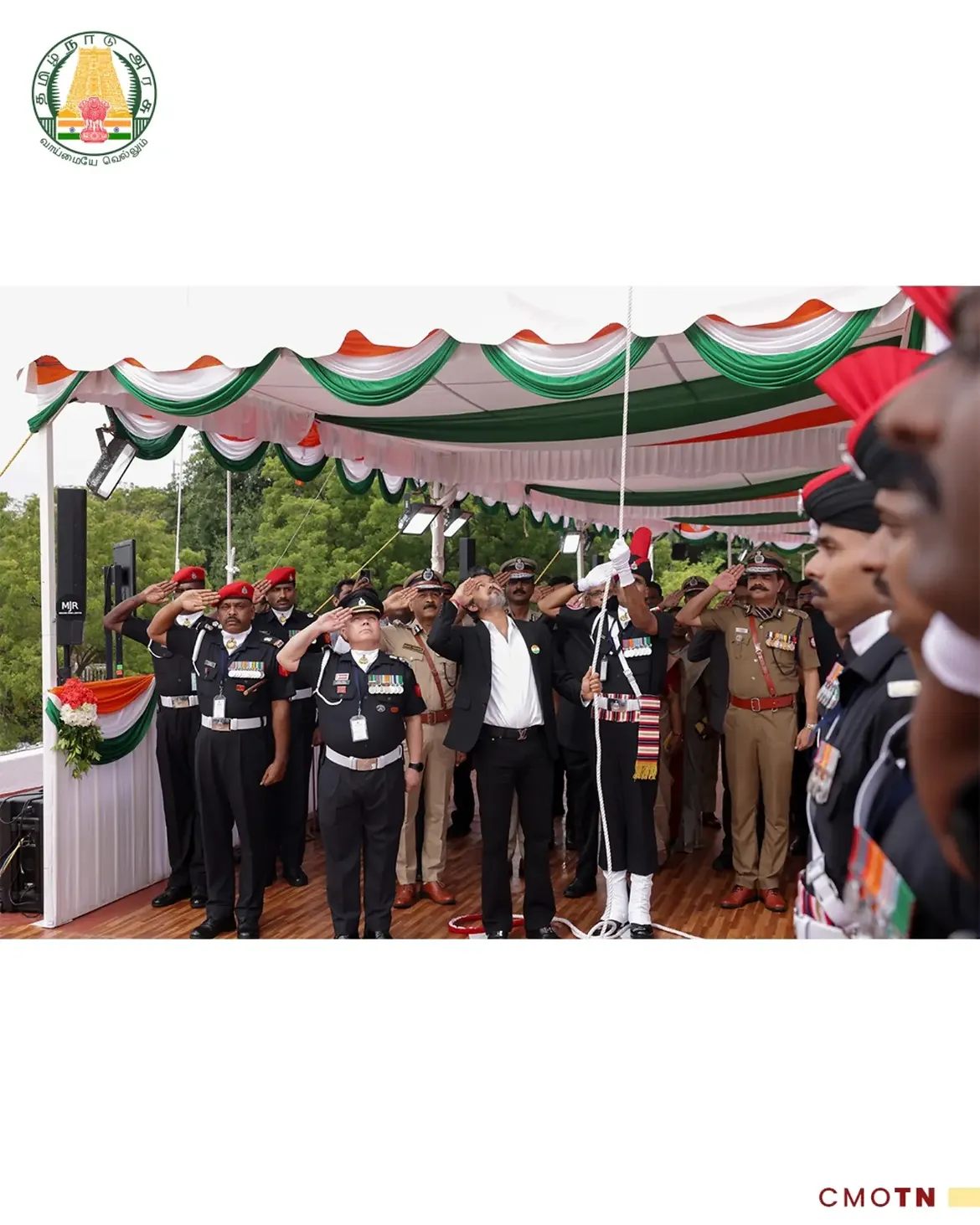 Tamil Nadu CM Vijay Participated in Independence Day Celebrations