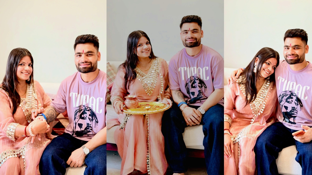 Rinku singh : టీమ్ఇండియా క్రికెట‌ర్ రింకూ సింగ్ ర‌క్షా బంధ‌న్ సెల‌బ్రేష‌న్స్‌.. ఫోటోలు వైర‌ల్‌..