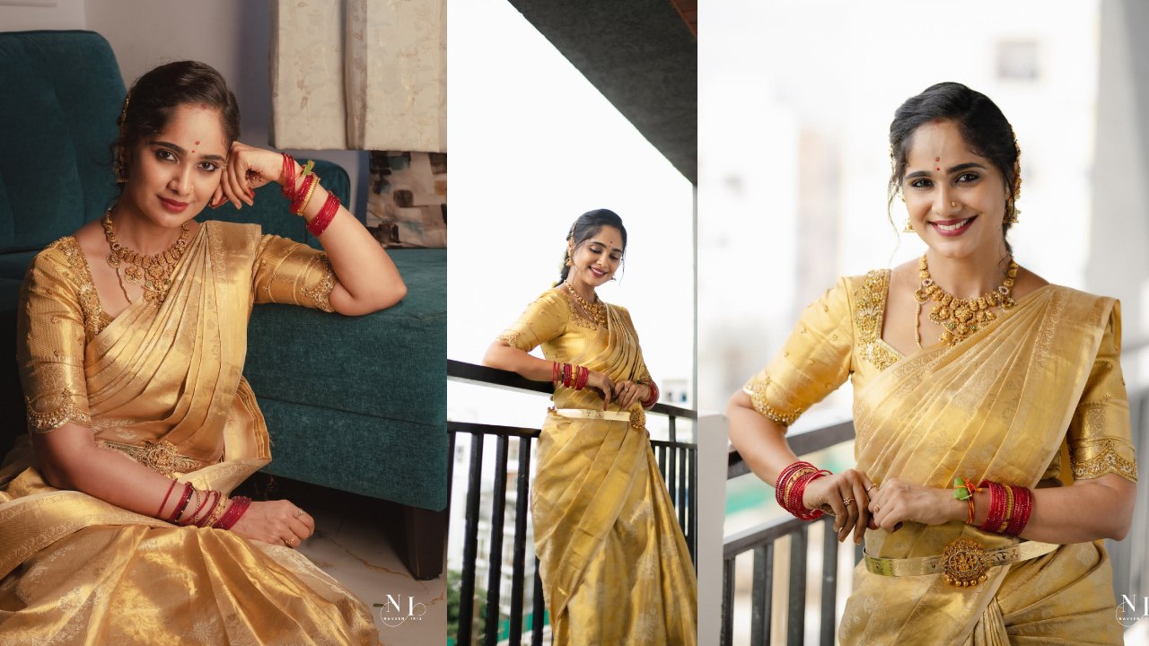 Tejaswini Gowda : వరలక్ష్మి వ్రతం స్పెషల్.. సీరియల్ నటి తేజస్విని గౌడ ఫొటోలు..