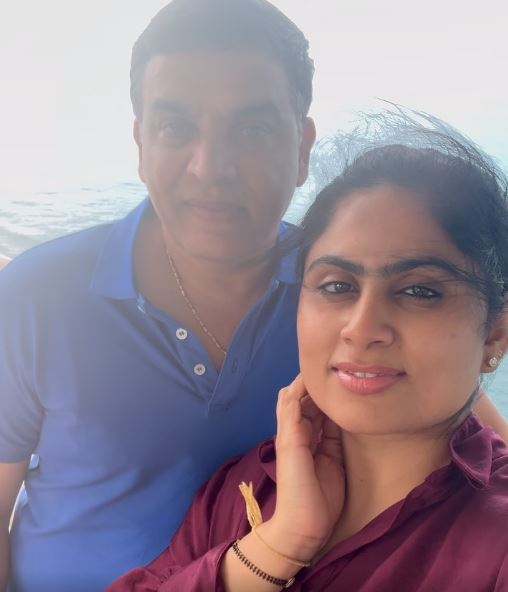 Dil Raju Enjoying Vacation with Wife Tejaswini Vygha and Son