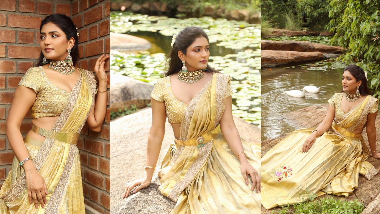 Eesha Rebba : గోల్డ్ క‌ల‌ర్‌లో దేవ‌క‌న్య‌లా మెరిసిపోతున్న తెలుగు అందం.. ఈషా రెబ్బ ఫోటోలు వైర‌ల్‌..
